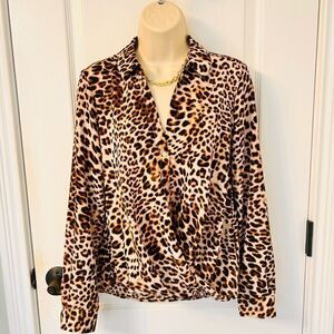 All in Favor Nordstrom Animal Print Top!